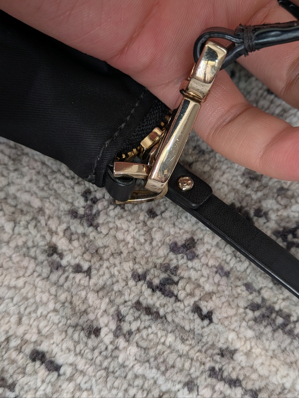 kate spade black nylon bag with bow detail - Picture 8 of 10